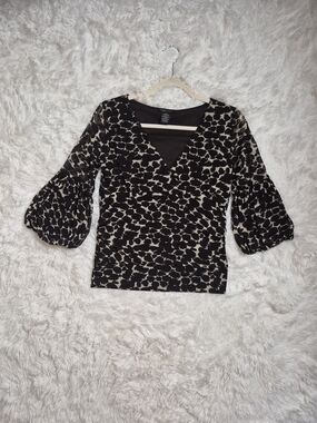 Vintage Y2K Blouse Top BCBGMAXAZRIA Size XS Buffy The Vampire Slayer Coquette